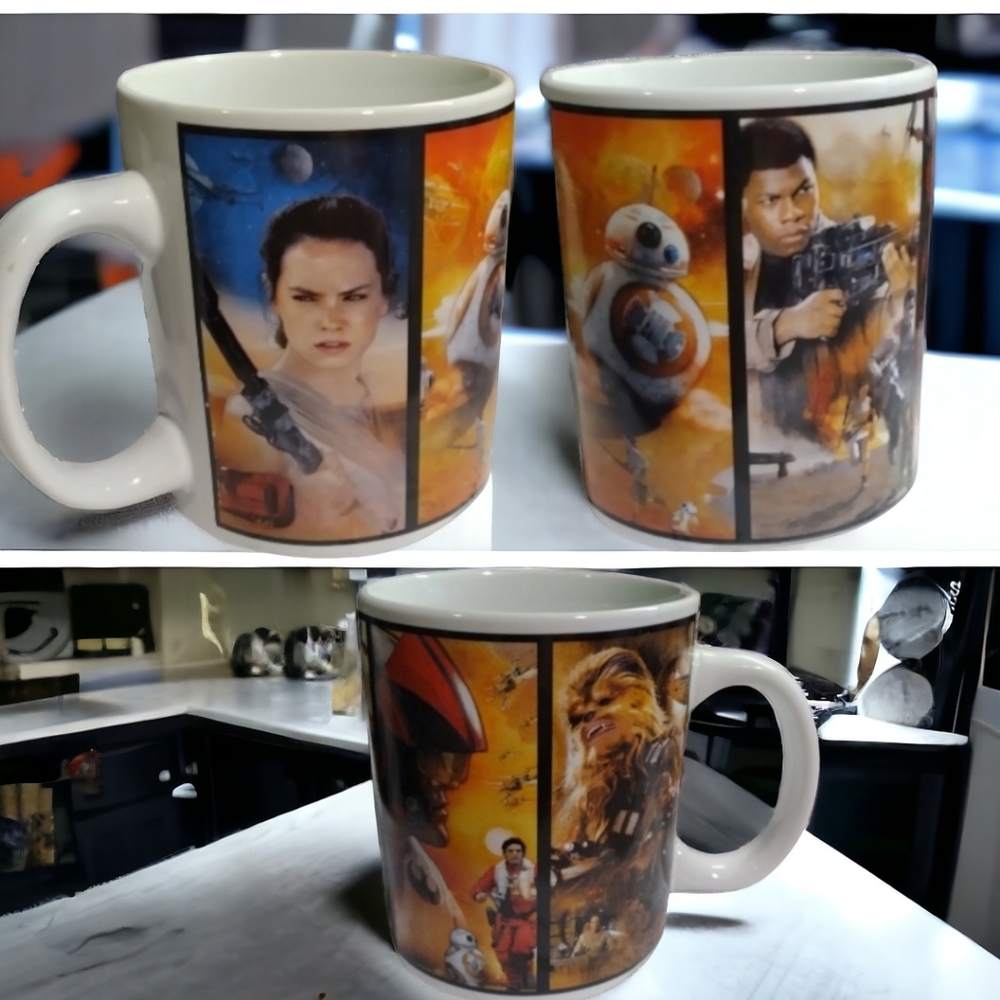 STAR WARS 12 oz. Ceramic Mug Star Wars Scene Qty 1 Mug